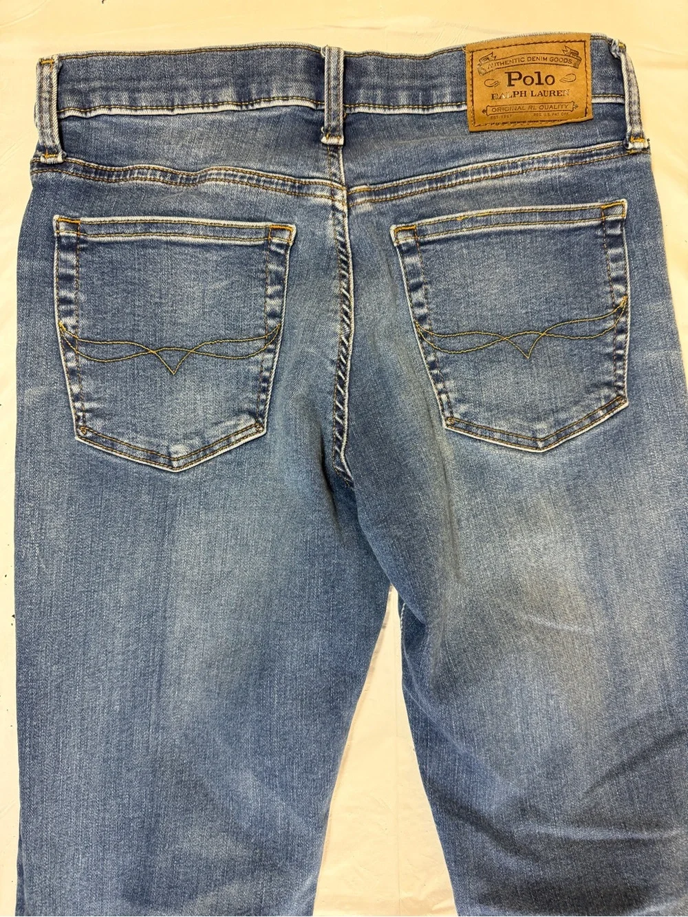 Ralph Lauren Kids Slim Straight Blue Jeans‎